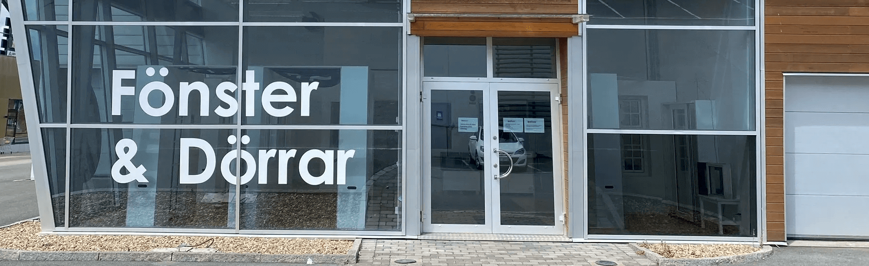 Sparf&ouml;nster showroom i J&ouml;nk&ouml;ping